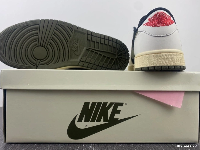 MaikeSneakers Olive 1 Low x Scott Air WMNS Travis OG Jordan DZ4137-106 0809